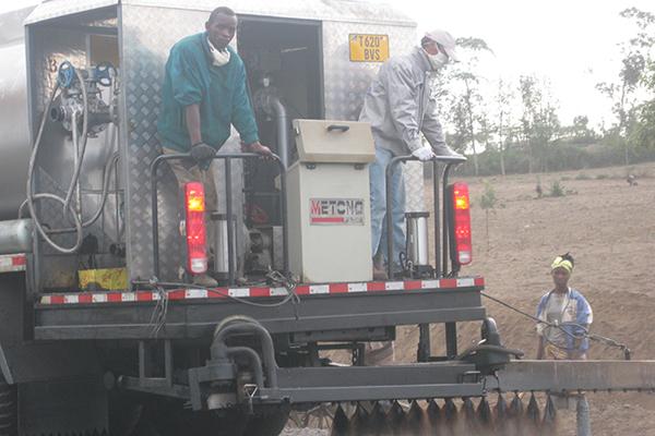 Sitio de trabajo en Tanzania