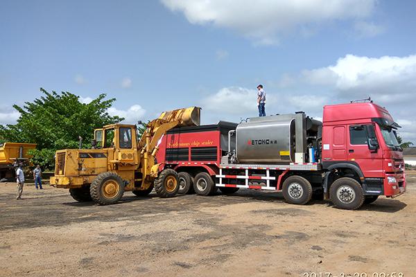 Sitio de trabajo en Ghana 