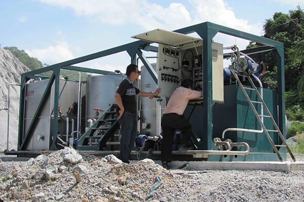 Planta para emulsiones bituminosas en India