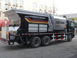  Máquina pavimentadora de asfalto con adición de fibra (4 en 1) 