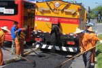 Camión con Termo-contenedor de Asfalto / Recicladora de Asfalto